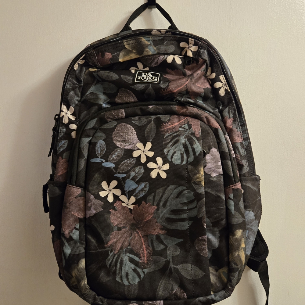 Dakine Campus Floral Black Purple Backpack School